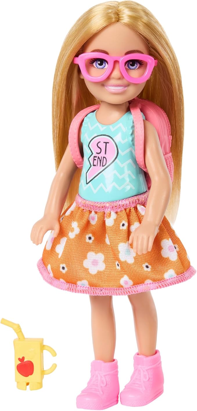 Barbie Chelsea Play Together Doll Pack, Set Of 2 Small Dolls & 7 Accessories Themed To Bffs
