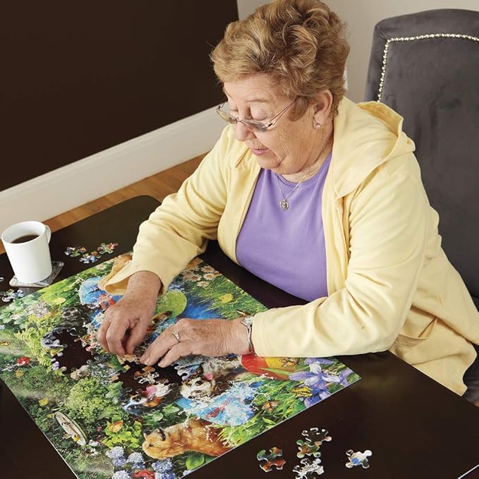 White Mountain 1000 Piece Jigsaw Puzzle Land of Lakes Collage Puzzles with Large Pieces for Adults and Family 24"x30" – I Love Minnesota