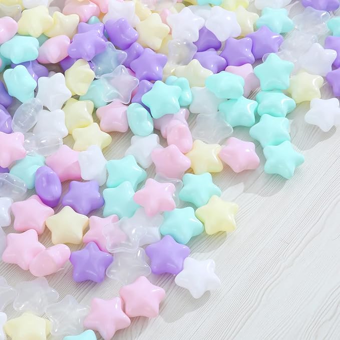 STARBOLO Ball Pit Balls for Toddlers Pack of 100 200 500 - BPA&Phthalate Free Non-Toxic Crush Proof Soft Plastic Balls for 1-5Years Old Toddlers Girl Kids Birthday Pool Playpen Tent Party