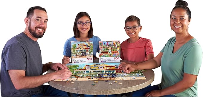 RoseArt - Puzzle Collector - Painted Lady - 500 Piece Jigsaw Puzzle for Adults