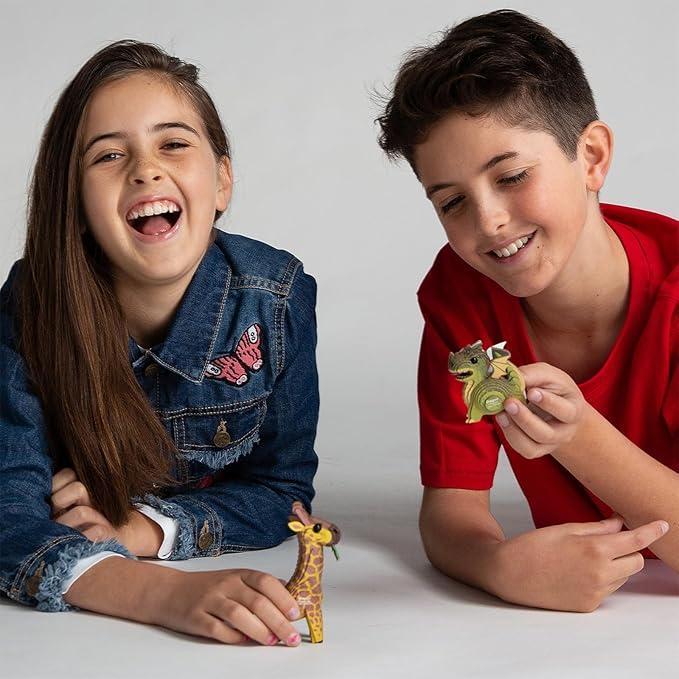 Eugy Chameleon 3D Puzzle - 31 Piece Eco-Friendly Educational Toy Puzzle for Boys, Girls & Kids Ages 6+