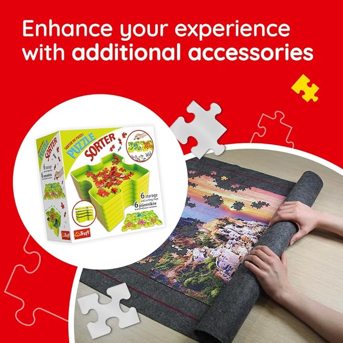 Trefl - Square Box - in The Jungle 1000 Piece Jigsaw Puzzle 27"x19" Print, DIY Puzzle, Creative Fun, Classic Jigsaw for Adults and Children from 14 Years Old