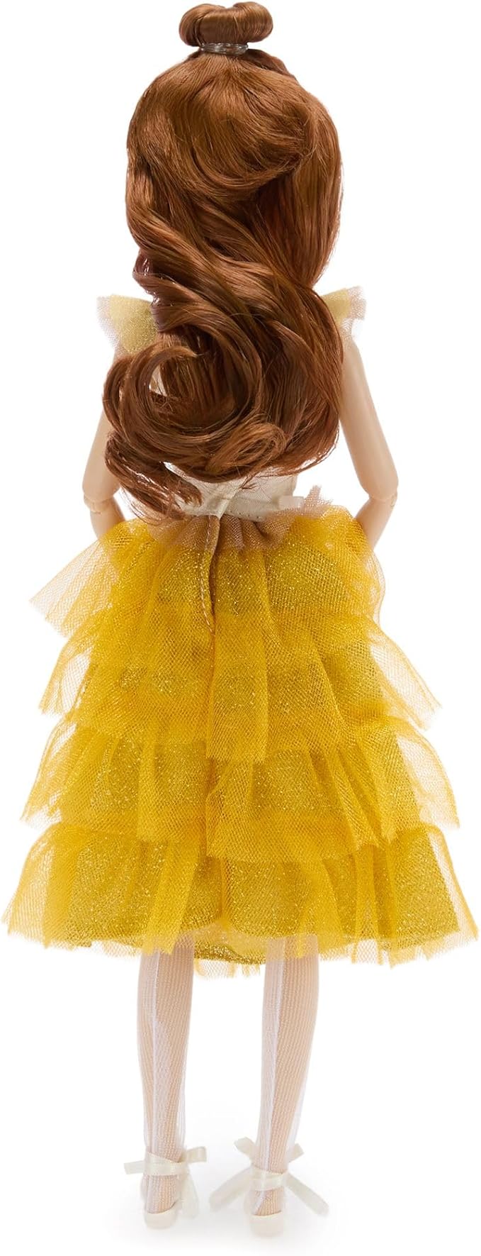 Disney Store Official Princess Ballet Doll - 11 Inch Belle Ballerina Doll - Includes Molded Hair Clips, 2 Tutu Outfits, Accessories and Robin Figure - Disney Princess Toys for Girls