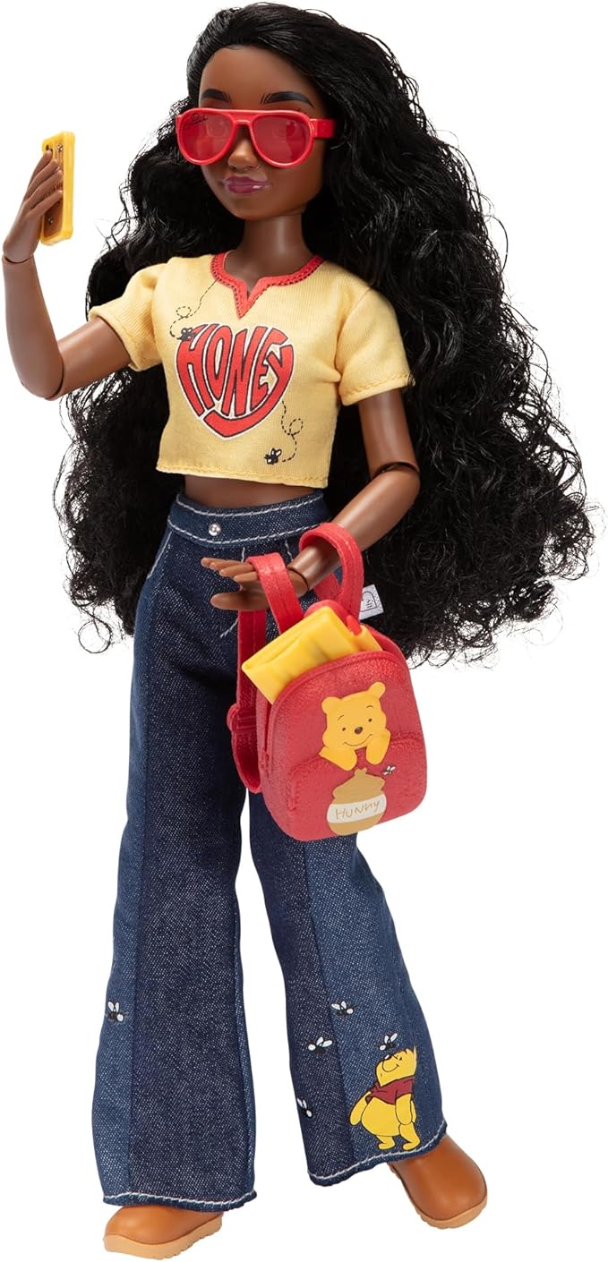 Disney ILY 4ever Fashion Dolls, Inspired by Winnie the Pooh 11.5" Tall with 13 Points of Articulation, Glittery Mickey Ring Included for You!
