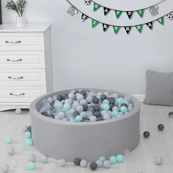 STARBOLO Ball Pit Balls for Toddlers Phthalate Free BPA Free Non-Toxic Crush Proof Play Balls for Toddlers Kids Pool Playhouse Pack of 100 200 500