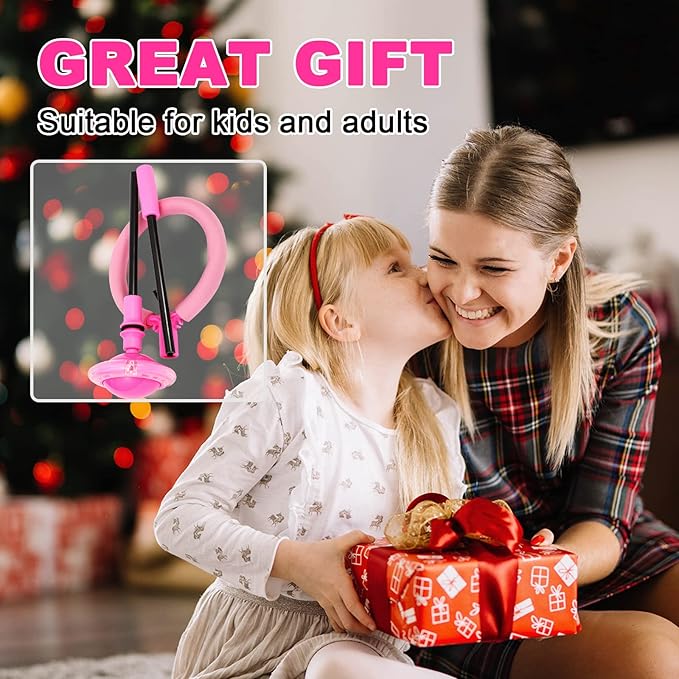 Hewog Skip Ball, Portable Foldable Colorful Flash Wheel Swing Ball, Kids Toys for Girls & Boys, Sports Fitness Toys for Kids & Adults. Gifts for Mom Women & Girls Toys Age 5-10 Years