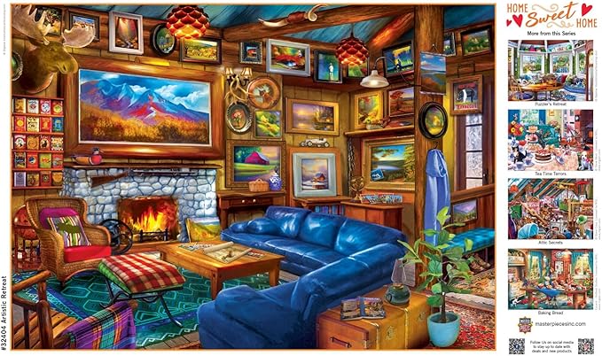 MasterPieces Home Sweet Home - Artistic Retreat 500 Piece Jigsaw Puzzle