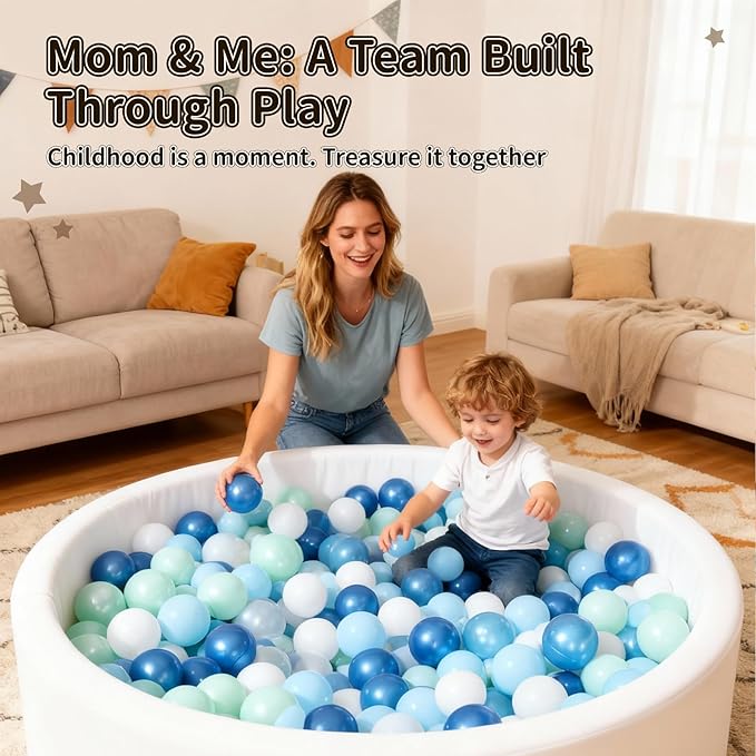 STARBOLO Ball Pit Balls for Toddlers Phthalate Free BPA Free Non-Toxic Crush Proof Play Balls for Toddlers Kids Pool Playhouse Pack of 100 200 500