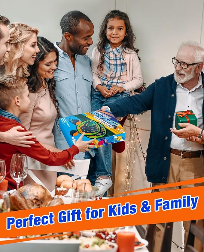 Toss and Catch Ball Game - Baseball Glove Style - Toddler Activity Toys for Boys Girls 3 4 5 6-8 Year Old - Birthday Gifts Easter Basket Stuffers - Kids Outdoor & Indoor Games for Beach Yard Lawn
