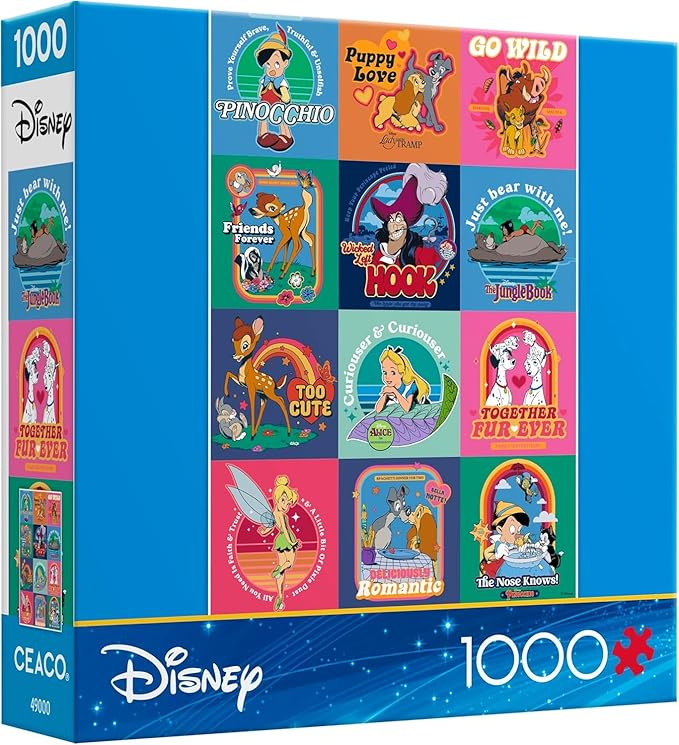 Ceaco - Disney - Storybook Squares - 1000 Piece Jigsaw Puzzle