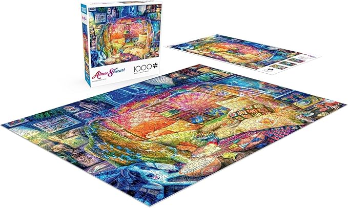 Buffalo Games - Aimee Stewart - Blanket Fort 1979-1000 Piece Jigsaw Puzzle for Adults -Challenging Puzzle Perfect for Game Nights - Finished Size is 26.75 x 19.75