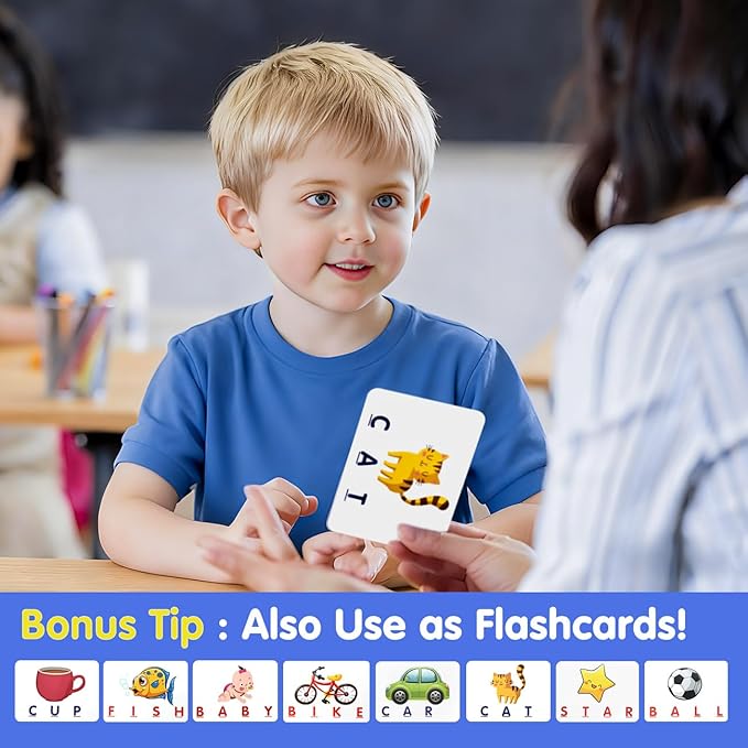 NARRIO Educational Toys for 3 4 5 Year Old Boys Gift, Matching Letter Game Preschool ABC Learning Toys for Kids Ages 4-8 Years, Christmas Birthday Gifts for 3-6 Year Old Boys Toddler Toys Age 2-4
