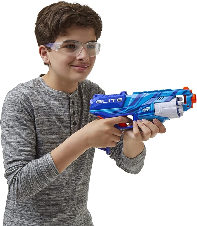 Nerf Elite Disruptor Blaster Reflex, Slam Fire, Blue (Amazon Exclusive)