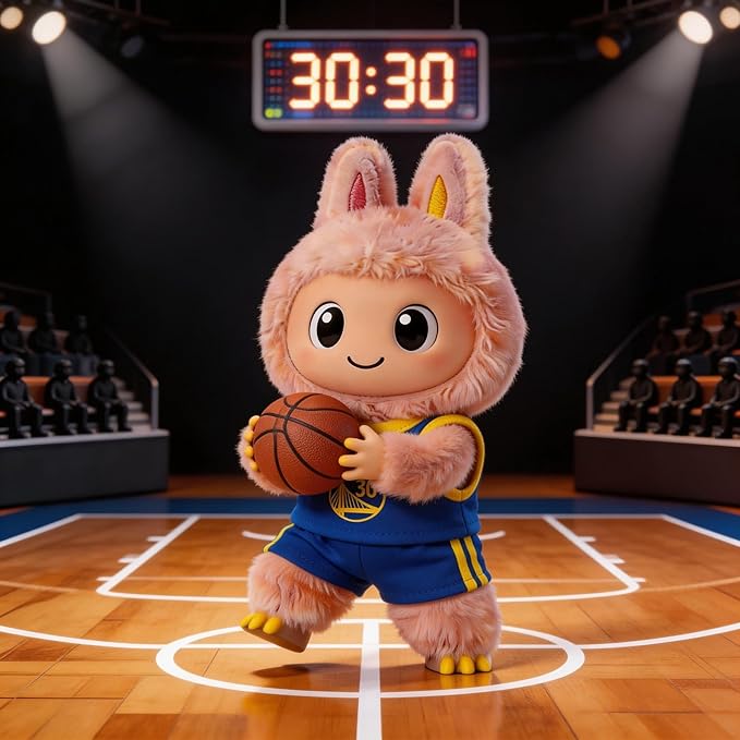This Sports-Themed Basketball Football 3-piece Set is Suitable for a 17cm Dolls and Also for Other of the Same Size. 【 Key Point 】 Only Clothes, no Dolls. (NO.30 - Deep Blue)