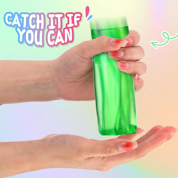 12 Pcs Water Wigglers Snake Toy Fidget Water Snake Trick Stress Toy Can't Hold Novelty Trick Slippery Tube for Home School Birthday Gifts, 4.33 x 1.57''(Sea Animals)