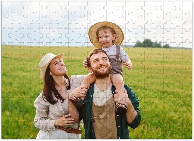 Custom Puzzle from Photos 200/300/500/1000 Pieces Personalized Puzzles for Family, Wedding, Chrisrmas, Gifts