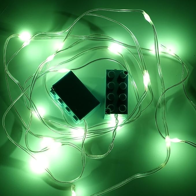 Lights Cable LED Lighting Kit Building Blocks Set, Light Up Bricks Accessories DIY Decoration Toys, Compatible with Major Brands
