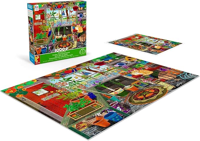 Ceaco - Garden Shed Greenhouse - 1000 Piece Jigsaw Puzzle