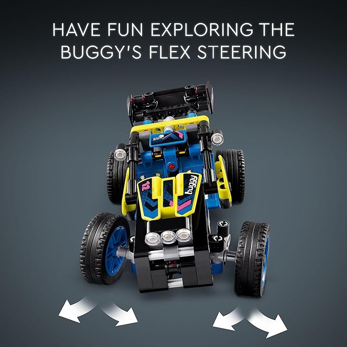 LEGO Technic Off-Road Race Buggy Toy Car - Building Set for Boys & Girls, Ages 8+ - Race Car W/Detailed Features - Gift for Birthdays - 42164