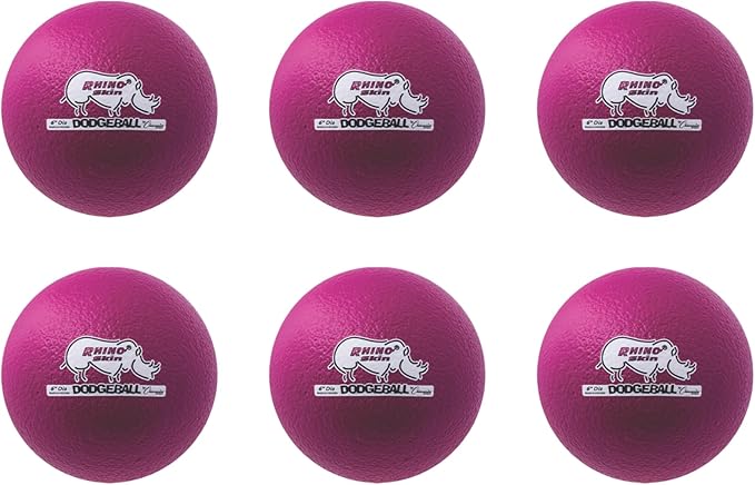 Champion Sports® Rhino Skin® Low Bounce Dodgeball Sets & Singles for Playground, PE, Backyard & League Games – Team Sports Equipment for Youth & Adults