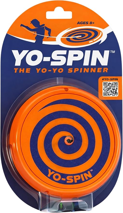 Yo-Spin Pocket-Sized Gyroscopic Fidget Spinner | Fun Sport Toy Combines Frisbee Flying Disk Motion with Yo-Yo Moves | Screen-Free Skill Toy for Kids, Families Teens and Adults | Solo Play | Ages 7+