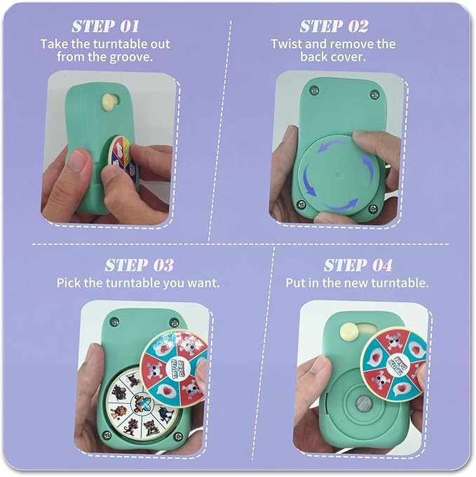 6 Games in 1 Spinner Toys for Party Rock Paper Scissors Kids Fun Christmas Toys White Elephant Gifts Party Game Fidget Toys for Teen Adult(Green)