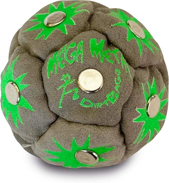 DIRTBAG All Star Footbag 3 Pack with Pouch, 100% Handmade, Premium Quality, Bright Vivid Colors, Signature Carry Bag