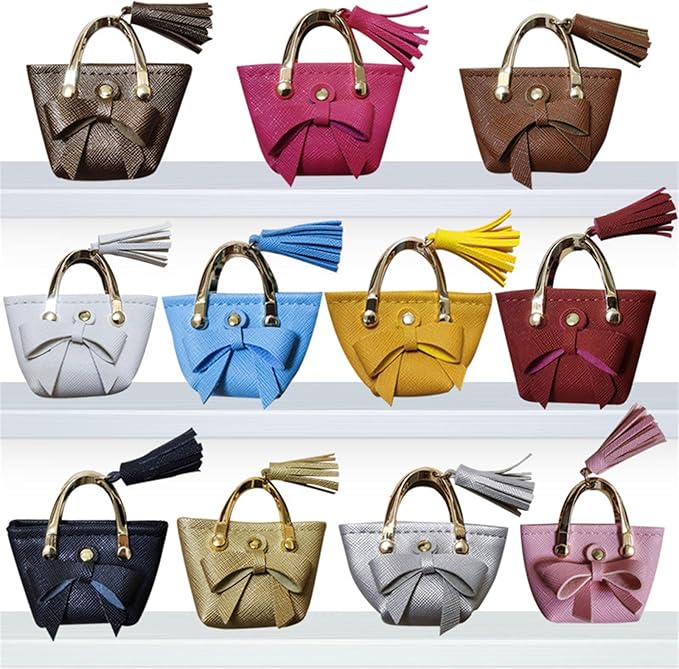 Miniature Handbag for 12 Inch Dolls Fashionable Colorful Outfits Small Shopping Bag 1/6 Scale