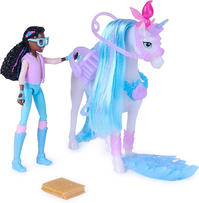 Unicorn Academy, Glacier’s Gemstone Adventure with Layla Doll & 13 Accessories, Dolls & Unicorn Toys for Girls Ages 4 and up