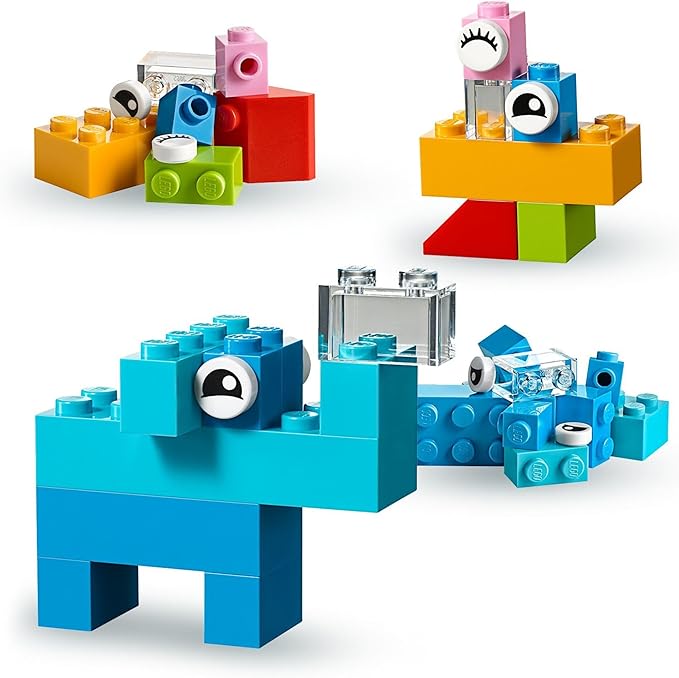 LEGO Classic Creative Suitcase 10713 - Includes Sorting Storage Organizer Case with Fun Colorful Building Bricks, Preschool Learning Toy for Kids, Boys and Girls Ages 4 Years Old and Up