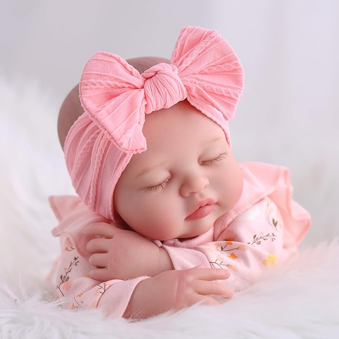 BABESIDE Lifelike Reborn Baby Dolls Girl - 20 Inch Realistic Newborn Baby Doll with Poseable Body, Real Life Baby Dolls with Accessories for 3+ Year Old Girls Gifts, Pretend Play, Collection