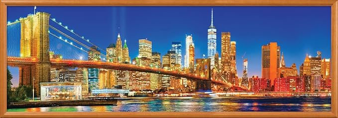 MasterPieces 1000 Piece Jigsaw Puzzle for Adults, Family, Or Youth - Brooklyn Bridge, NYC Panoramic - 13"x39"