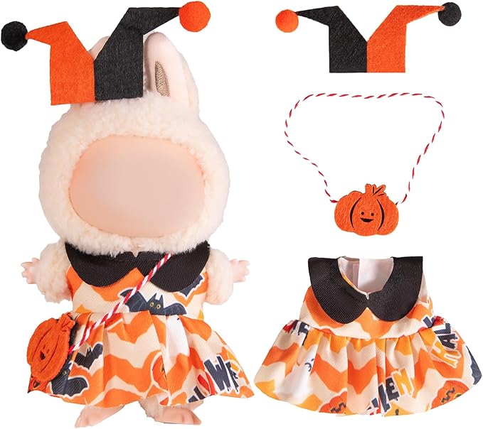 All Saints' Day Gift, 17cm Doll Clothes for Outfit, Decoration Accessories for 17cm Dolls Clothes, No Doll Included (All Saints' Day)