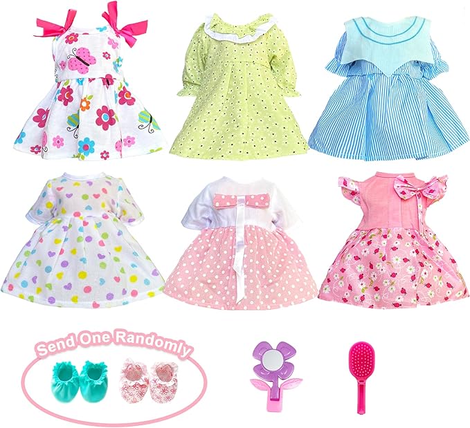 14inch Baby Doll Clothes Dress Outfits for Doll and Girls