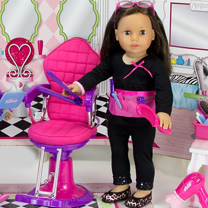 Sophia's 18 Inch Doll Hair Care Set, Pretend Play, 14 Piece Hair Styling Accessories for Dolls