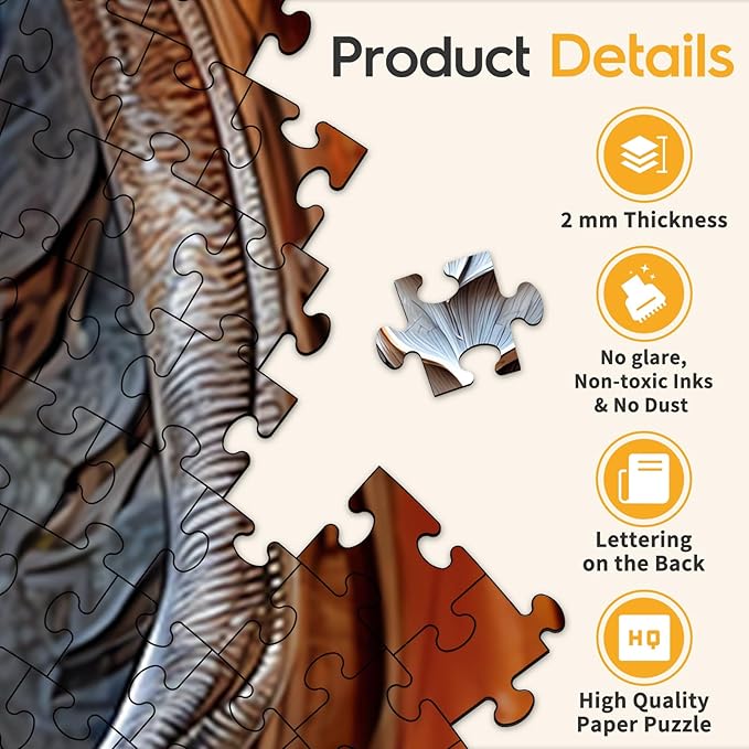 masseruon Round Puzzles for Adults 1000 Pieces-Dragon Puzzle-26.6 * 26.6in Jigsaw Puzzles with HD Matte Finish-Hard Impossible Difficult Puzzle for Adult-Challenging Gift for Puzzle Lovers Home Decor