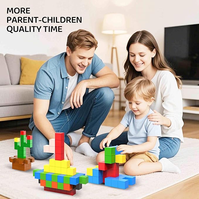 400PCS Magnetic Blocks,Magnetic Building Blocks for Toddlers Sensory & STEM Montessori Toys,Ideal Gifts for Boys Girls 3-8 Years Old