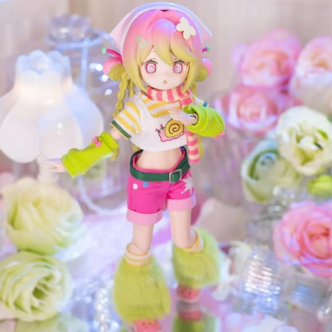 CALEMBOU BJD Blind Box, Electronic Cute Pet Series 20cm Ball Jointed Doll, Kawaii Dress Up Doll with Joints Accessories, Collection Action Figure Toys, Gift for Girls Boys (Electronic Cute Pet-1pc)