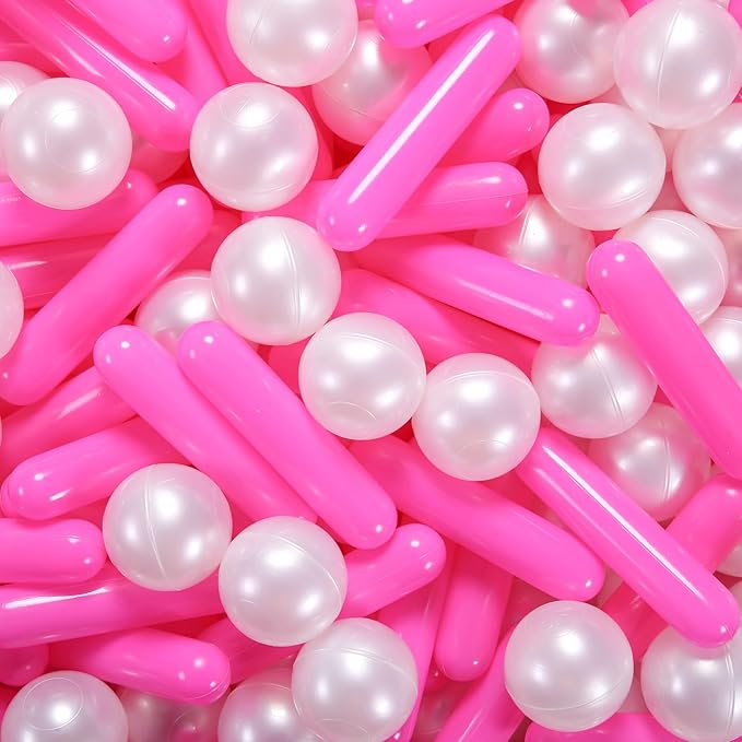 STARBOLO Ball Pit Balls for Kids -Pack of 150 200 500 Colorful Ball Pit Balls Crush Proof Plastic Toy Balls for Toddlers Ball Pit, Ball Pit Play Tent, Baby Pool Water Toys