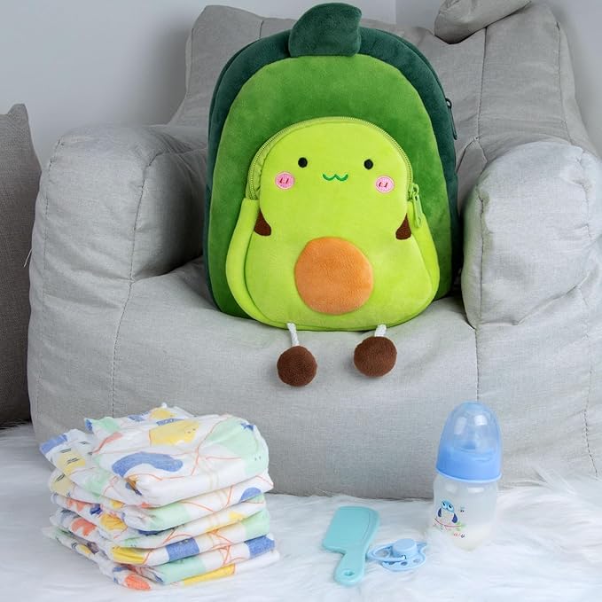 10 Pcs Reborn Baby Doll Diaper Bag Set Reborn Dolls Feeding and Caring Accessories Boy with Backpack&Diapers&Bottle&Magnetic Pacifier&Comb Newborn Baby Gift