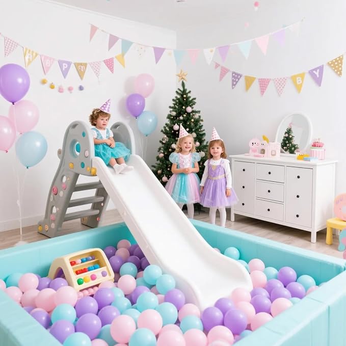 STARBOLO Ball Pit Balls for Toddlers Phthalate Free BPA Free Non-Toxic Crush Proof Play Balls for Toddlers Kids Pool Playhouse Pack of 100 200 500