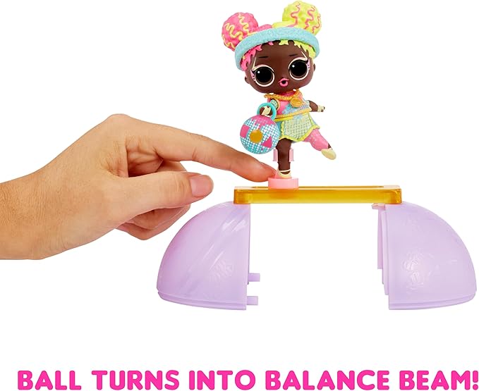 LOL Surprise All Star Sports Gymnastics with Collectible Doll, 8 Surprises, Gymnastics Theme, Balance Beam Ball, Sports Doll, Great Gift, Limited Edition Doll (Pack of 2)