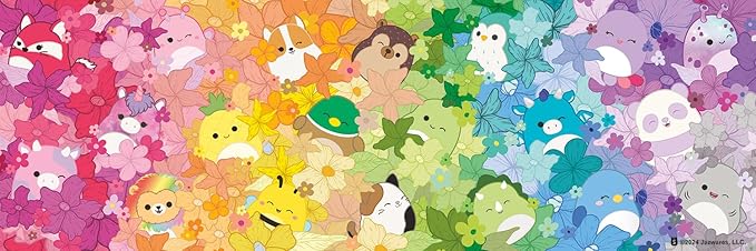Buffalo Games - Squishmallows - 4 X 1 Multipack - Squish Multipack - Various Piece Count Jigsaw Puzzles for Adults - Challenging Puzzle Perfect for Game Nights