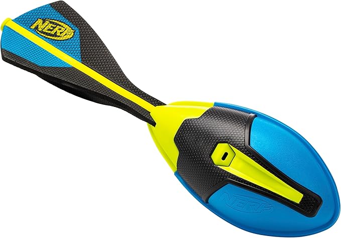 Nerf Vortex Ultra Grip Football, Designed for Easy Catching, Howling Whistle Sound, Distance-Optimizing Tail, Water-Resistant, All-Weather Play