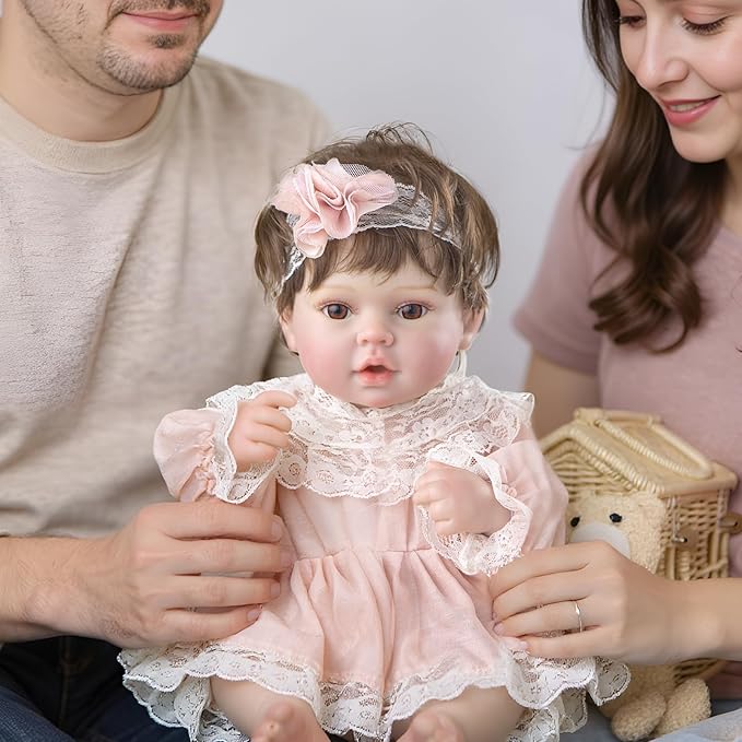 Lifelike Reborn Baby Dolls-20Inch Realistic Cute Reborn Baby Doll with Accessories, Gift for 3+ Years Old and Collectors