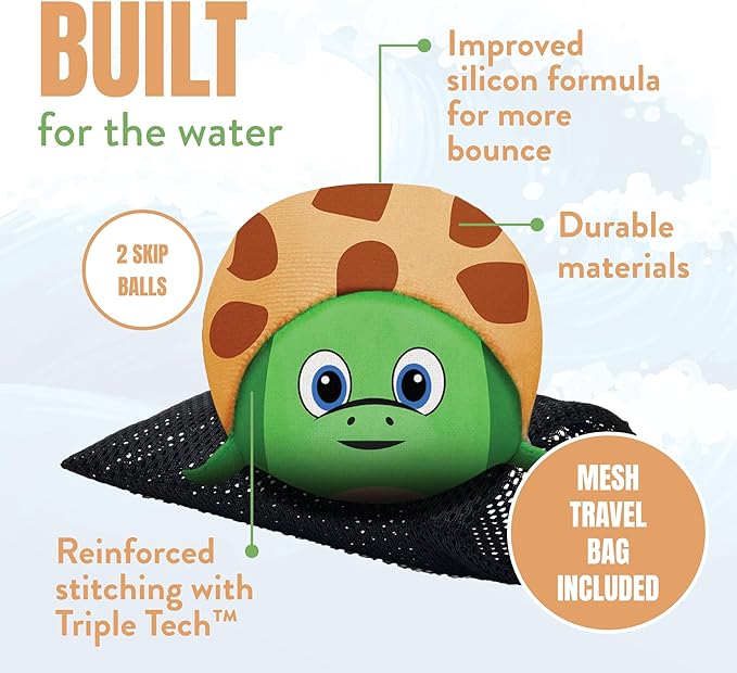 Activ Life The Ultimate Water Skip Balls, Water Bouncing Ball for Swimming Pool, Beach Toys for Friends, Family, Kids and Adults