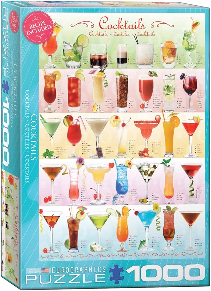 EuroGraphics Cocktails Puzzle (1000-Piece) (6000-0588)