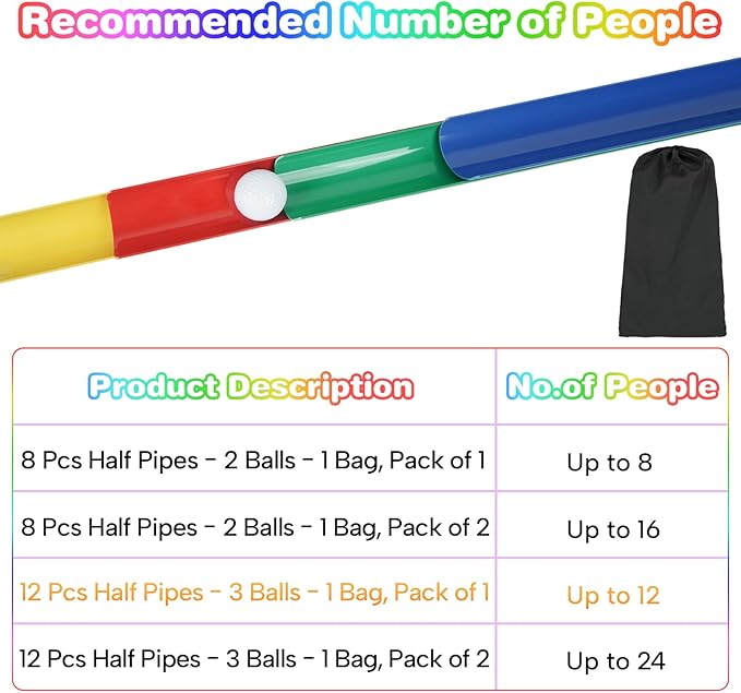 Team Building Games Activities, Pipeline Kit Group Games, Ice Breaker, Teamwork Games, Field Day Outdoor Youth Sports