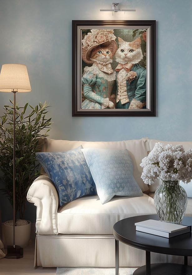 A Couple in Bloom. Puzzles for Adults 1000 Pieces, Hard Challenging Jigsaw Puzzle for Puzzle Lovers, Bonus Poster Included.