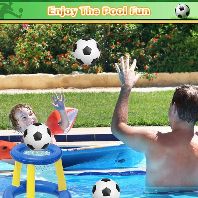 5" Foam Mini Soccer Balls for Kids Adults, Soft Squishy Slow Rising Soccer Goal Toys for Goal Sets, Sensory Stress Ball for Office, Swimming Pool Beach Balls, Indoor Outdoor Sport Birthday Gift 3PCS